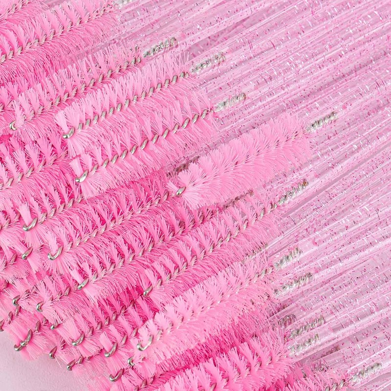 Tbestmax 1000 Varitas de Mascara Desechables Cepillos de Pestañas Spoolies
