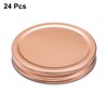 uxcell 24pcs Wide Mouth Mason Jar Lids, 86mm Mason Canning