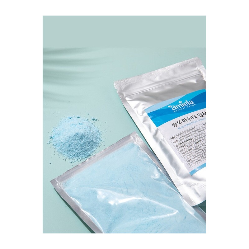 Bubble bath bomb - blue powder 300g / 거품입욕제-블루파우더 300g