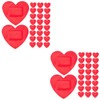 BIUDECO 2sets Portable Heart Shaped Patches Non-irritating Waterproof for Boys