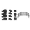 ZAWELIYO RC Car Leaf Spring Set, RC Leaf Spring Mount,