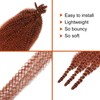 ROURUNFASI 350 Springy Afro Twist Hair 18 Inches Pre-separated Marley