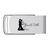USB Stick Wedding Design You & Me USB 3.0 Size