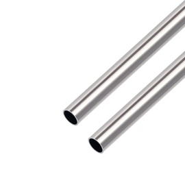 VictorsHome 304 Stainless Steel Tube, 10mm OD 1mm Wall Thickness 300mm Length Metal Seamless Straight Round Tubing Pipes for Machinery Industry DIY Crafts 2 Pcs