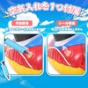 VBACALA 飛行機浮き輪 子供用 足入れ浮き輪 ジェット機デザイン ハンドル付き キッズフロート 男の子向け 高浮力 プール
