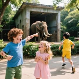 Animal Temporary Tattoos for Kids, 239pcs Cute Animals Face Tattoos Body Stickers Decorations, Lion Tiger Panda Fake Tattoo Stickers for Kids Adults Goody Bag Stuffers Birthday Party Favors Supplies