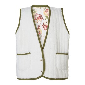 Noppies Girls' Gilet Jonestown Reversible Jumper, Buttercream - P959