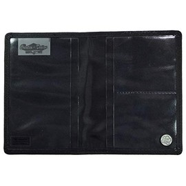 Car Registration Cover Genuine Leather Curved Car Vehicle Registration Card Holder, Black 5 compartments, Classic