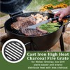 SUMNACON Cast Iron Fire Grate Fireplace Grate, Round 19cm BBQ