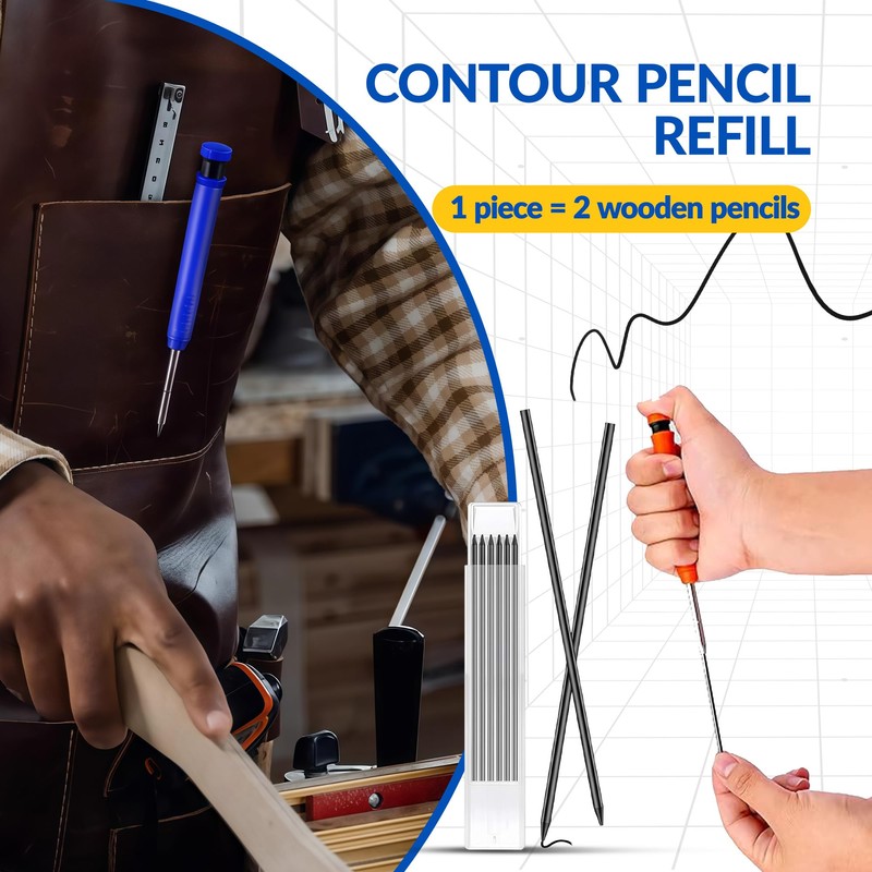 XIYING Tracer Pencil Refills, 42 Pcs Black Pencil Refills for