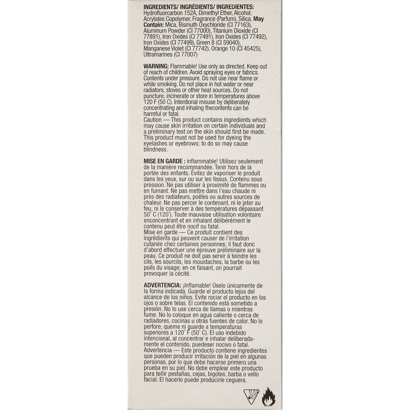 Nail Spray Nail Polish, Platinum Silver, 1.4 Fluid Ounce