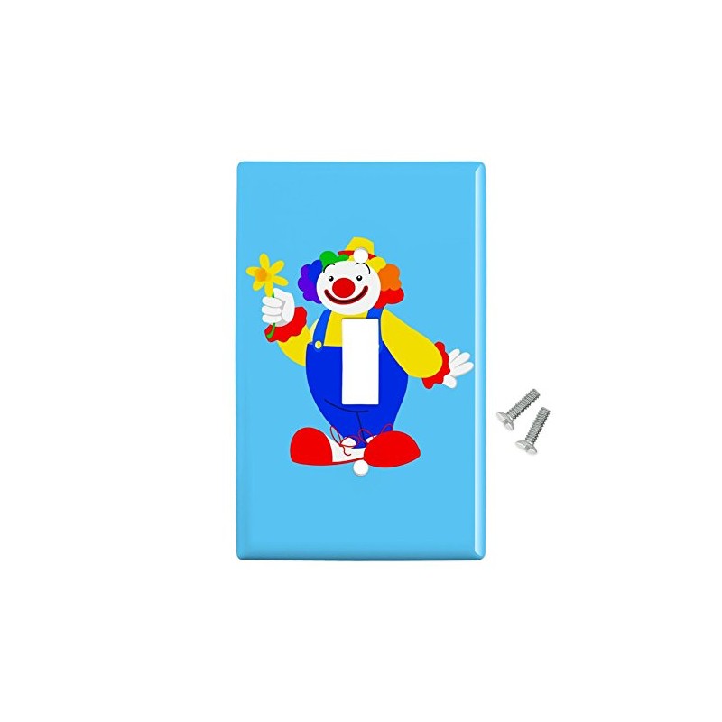 GRAPHICS & MORE Clown with Flower and Big Shoes Plastic