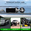 FANAUE Double Suction Cup Car Base Mount with 1" Ball,