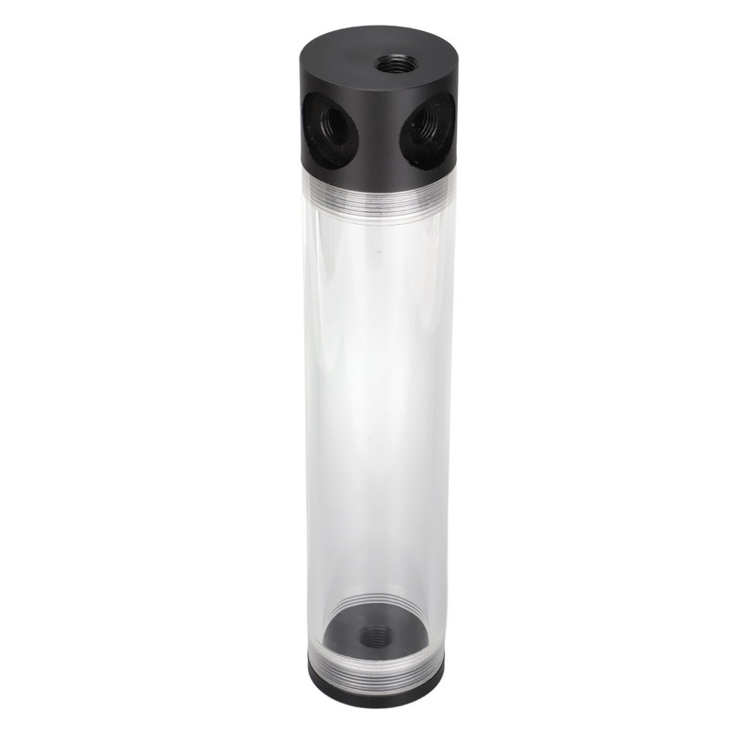 Water Cooling Reservoir 240mm/9.4in Length G1/4in Thread 50mm/2.0in Diameter Tube