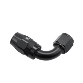 Cubauto-10AN 90 degree Hose End Reusable Swivel 10 AN Fitting.BLACK for Oil Fuel