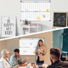 XBoard Magnetic Calendar Whiteboard 36" x 24", 4 Months Calendar