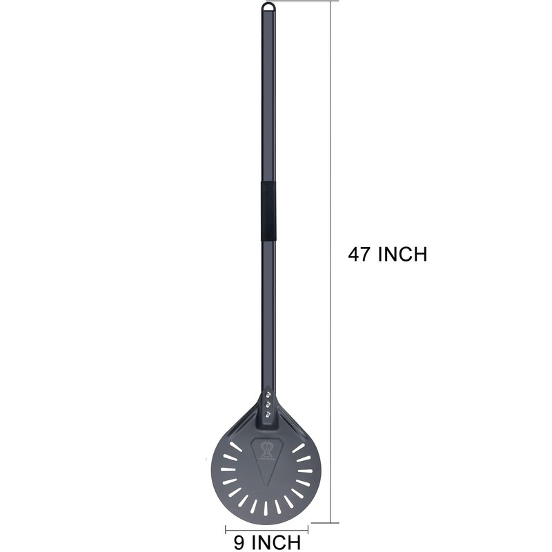 SHANGPEIXUAN Pizza Turning Peel 9 Inch Pizza Peel Aluminum Pizza