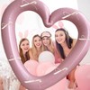JORUN Hen Party Photo Booth Props Rose Gold Party Accessories