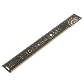 PCB Ruler, Multifunctional Ruler, Electronic Engineering Ruler, 10 Inch 25 cm Circuit Board Ruler