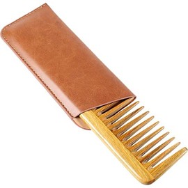 Onedor Handmade Comb Made of 100% Natural Green Sandalwood, Antistatic Sandalwood Scent, Natural Hair Detangler, Wooden Comb (Extra Wide Pocket Comb)