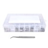 580Pcs Screws Nuts Washers Kit 304 Stainless Steel Cylindrical Head