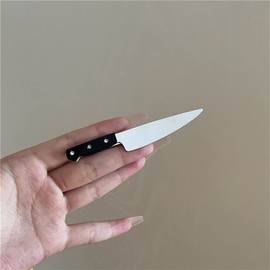 LYWBYXGS Hip Hop Tableware Knife Hair Clips Ins Creative Cosplay Hairpins Y2K Hair Accessories for Women Fashion Punk Headwear 2022 New (Metal Color : 01, Type : Barrettes)