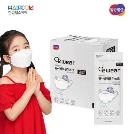 Hancom Life Care 한컴헬스케어 이지퓨어 황사방역용마스크 KF94 화이트 소형/대형 50매 Hancom Healthcare Easy Pure Yellow Dust Prevention Mask KF94 White Small/Large 50 Sheets