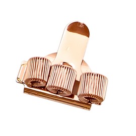 Hsthe Sea 3 Pieces Pen Holder Clips, Three-Hole Metal Pen Holder with 3 Holes and Pocket Clip for Doctors, Nurses, Notebook, Uniform