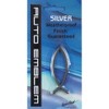 Small Silver Christian Fish Auto Emblem