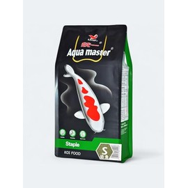 Aqua Master Koi Staple Fish Food Small Pellet, 11-Pound