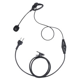2-Way Radio Ptt Earpiece with Boom Mic Two Way Radio Ear Clip Headset for Midland AVPH1 GXT,LXT, X-TRA Talker G-Series Walkie Talkies