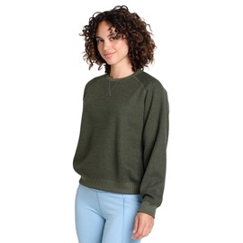 Toad&Co Womens Bitterroot Long Sleeve Pullover Olive Small