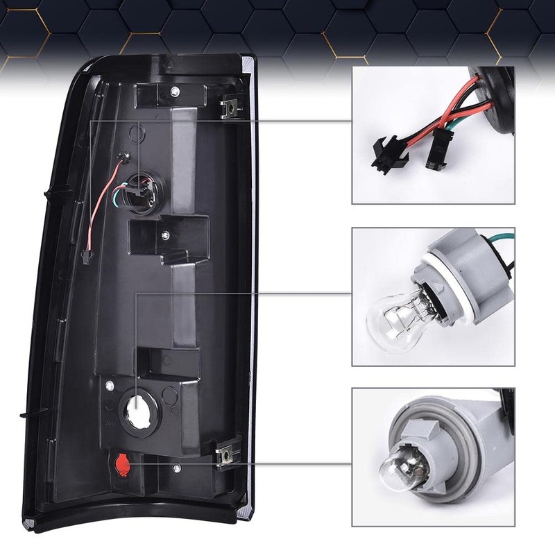 PIT66 LED Tail Lights Replacement Compatible with Chevy Silverado 2003-2006