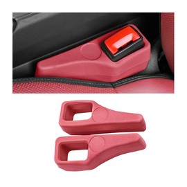 Sandfren Car Seat Gap Filler, 2PCS No Drop Bench Gap Organizer Between Seat and Console, Prevents Items from Falling Automotive Storage Accessories, Universal for Vehicles (Red)