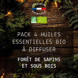 MY COSMETIK 4 x 5 ml Essential Oils Christmas Mood N°2: Fir Forest & Brush