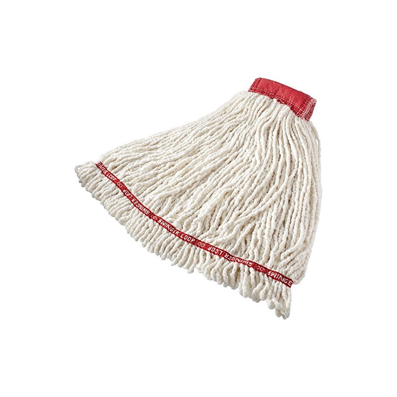 ラバーメイド(Rubbermaid) クリーニングモップ スウィンガーループ 防縮加工 RMC25406WT