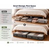 Non-Woven Fabric Storage Box Organizer with Lid - Foldable Clothes