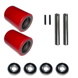 T TORY CARRIER PU Wheel for Pallet Jack Wheel Replacement 2.9"x 3.66" Sealed Precision Bearings ID 0.78" a Pair