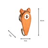 3 Wall Hooks/Coat Hooks, Made of Wood, Forest Animals: Deer,