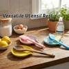 Molybdix Coffee Spoon Rest, Smiley Face Ceramic Spoon Holder For