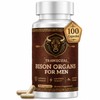 19-IN-1 Primal Bison Organs Supplement for Men, 100 Capsules, Grass‑Fed