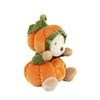 Bukowski Ziggy Pumpkin Orange/Green 15 cm Plush Teddy Bear Plush