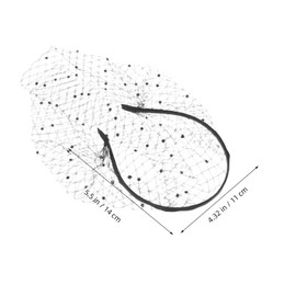 COLLBATH Bridal Headband Veil Wedding Headband Vintage Headpiece Elegant Hairband for Special Occasions