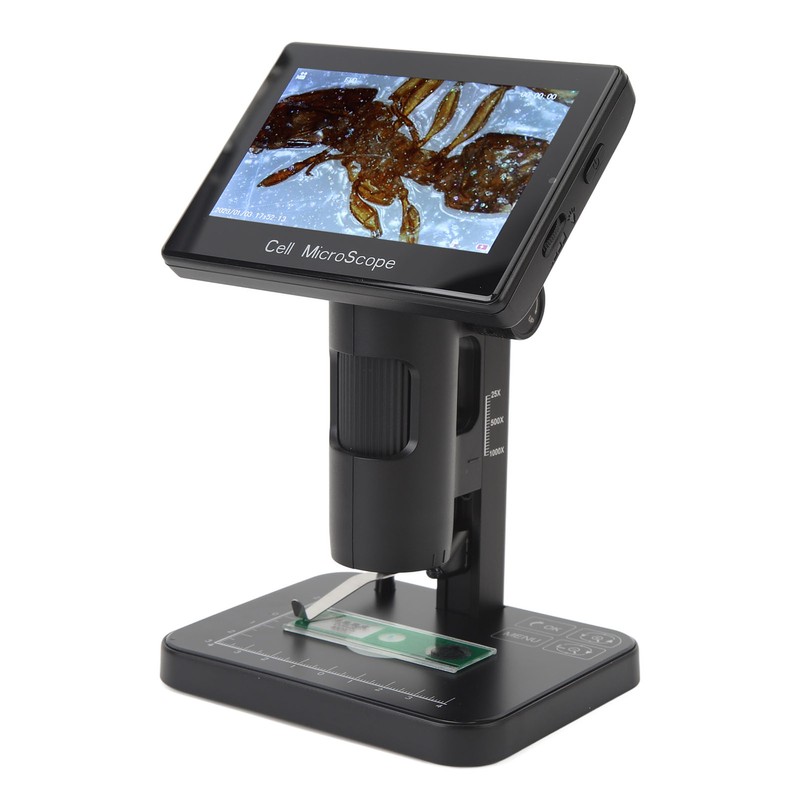 Digital Microscope with 5in IPS Screen USB 1080P 1000X Magnification