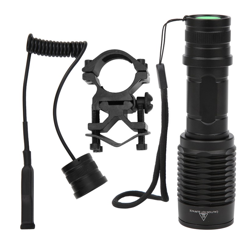 Aluminium Alloy Night Viewing Zoom Torch IPX6 Waterproof Hunting Flashlight