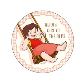 Alpine Girl Heidi Sticker (Swing) AH-SE004