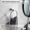 BGL Brushed Towel Ring, 304 Stainless Steel Towel Rail Ring,