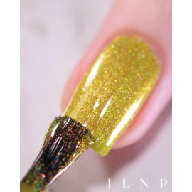 ILNP Funshine Smoothie - Bright Yellow & Gold Holographic Nail Polish