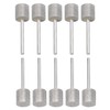 10Pcs Diamond Grinding Bits, 12mm Cylinder Head, 3mm Shank, 45mm