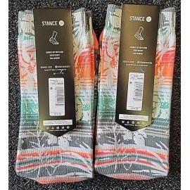 Stance (2 Pairs)STANCE Dwayne Wade Collection Casual Men's,Crew Height,Mid Cushion Sz M